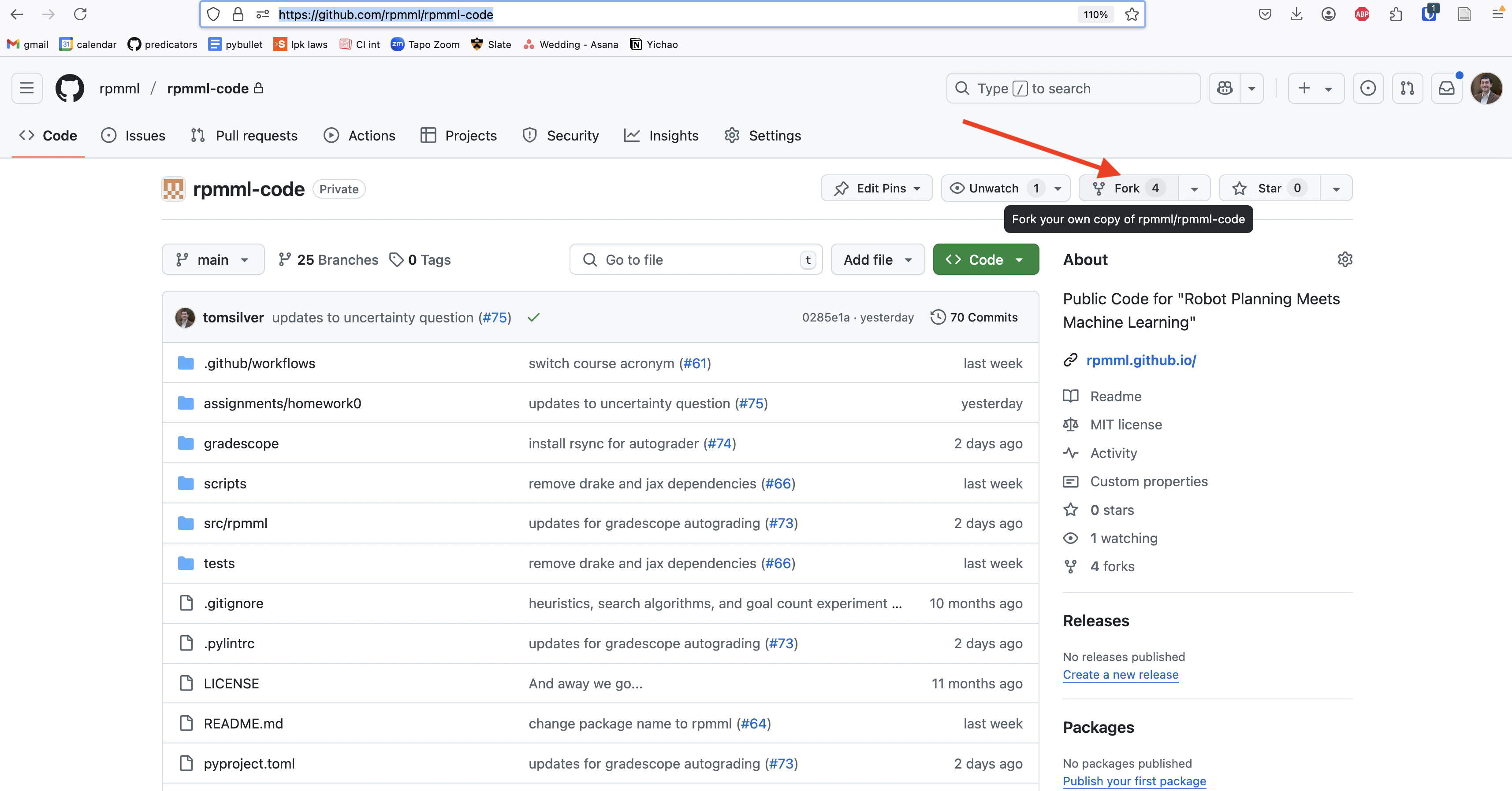 GitHub fork illustration